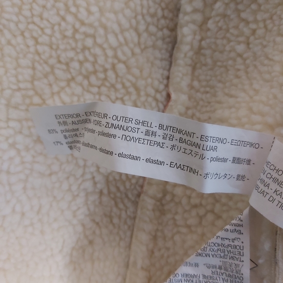 Zara Faux Suede Printed Jacket warm like Sweater - Picture 10 of 10